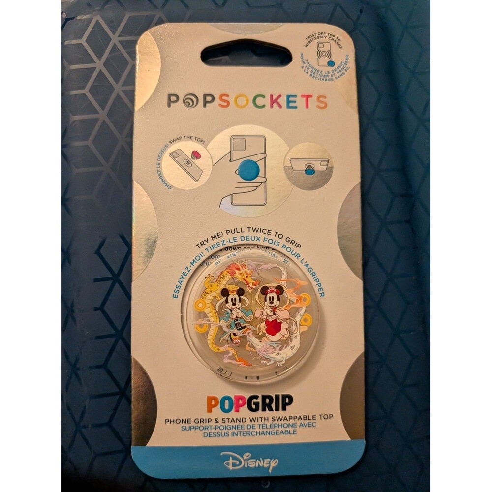 Popsocket Disney Mickey and Minnie Mouse Dragon Phone Grip Phone Stand